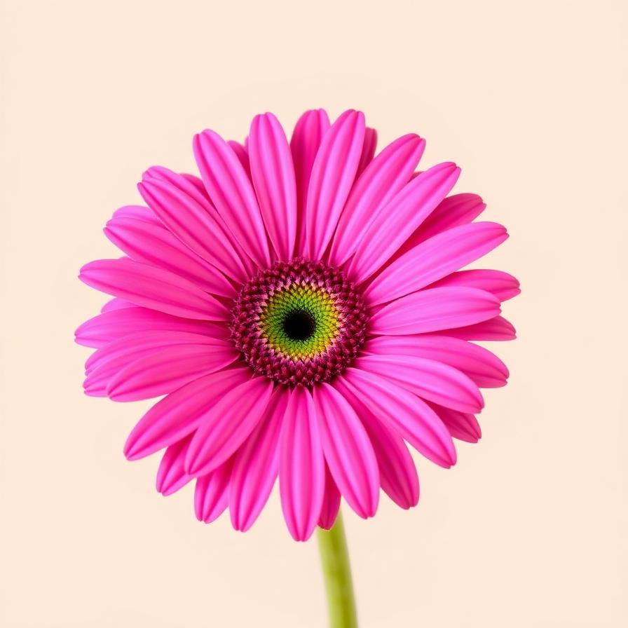 Gerbera Fucsia — stelo singolo