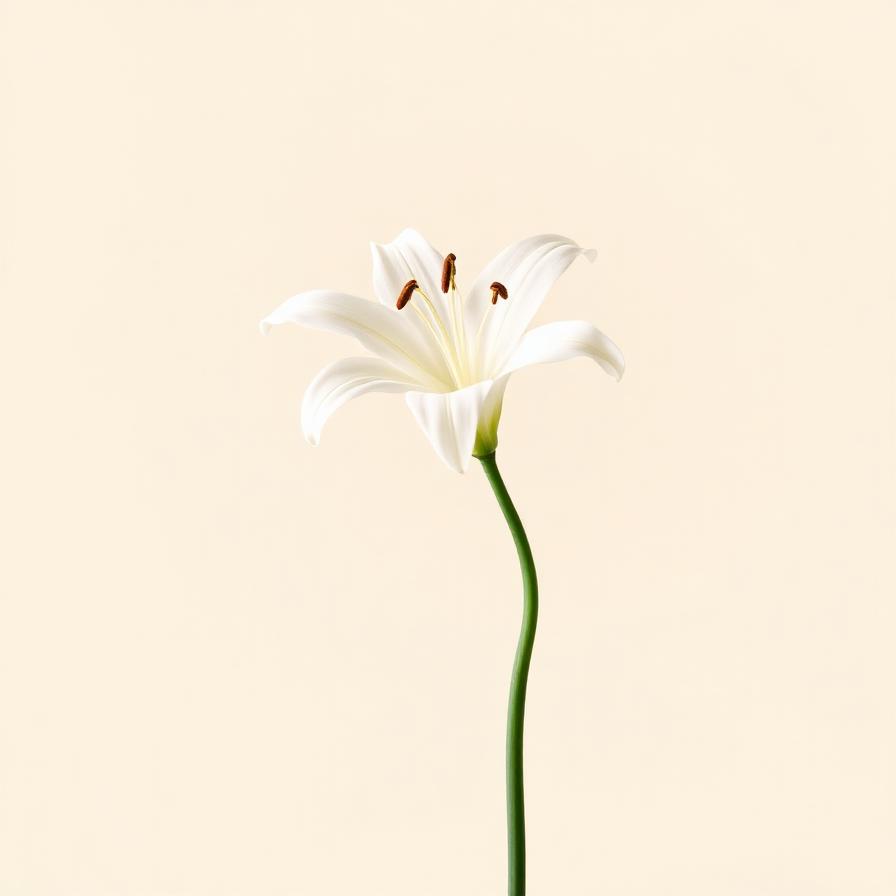 Giglio Bianco — stelo singolo