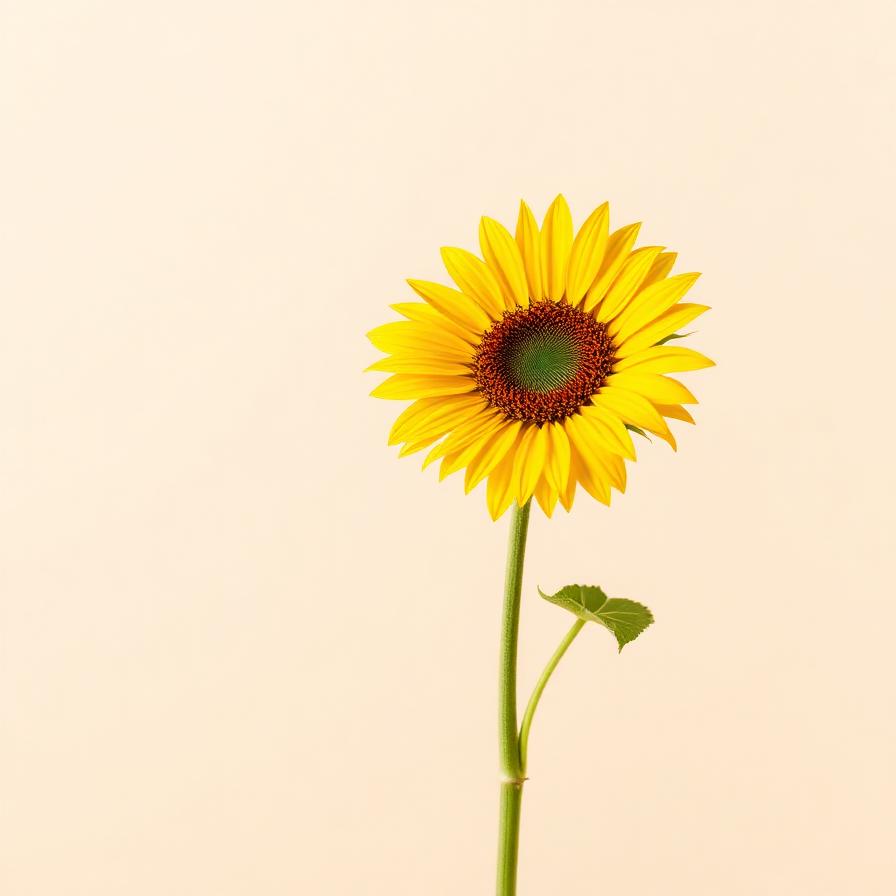 Girasole — stelo singolo