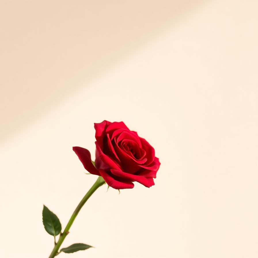 Rosa Rossa — fiore a stelo