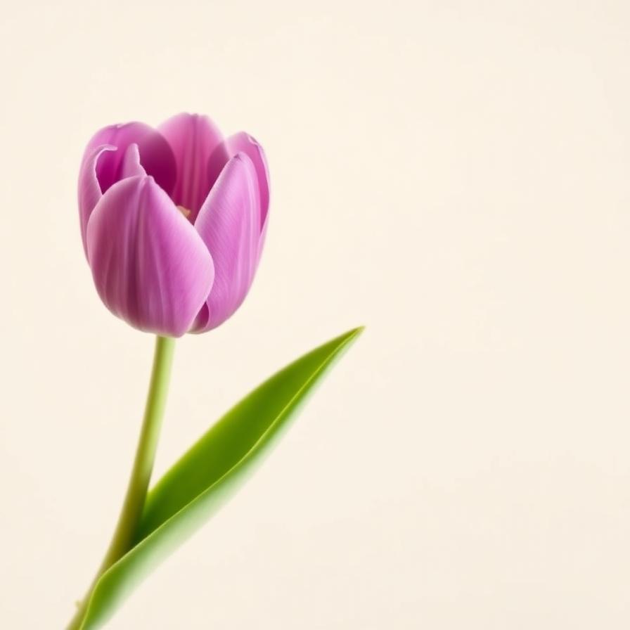 Tulipano Viola — stelo singolo
